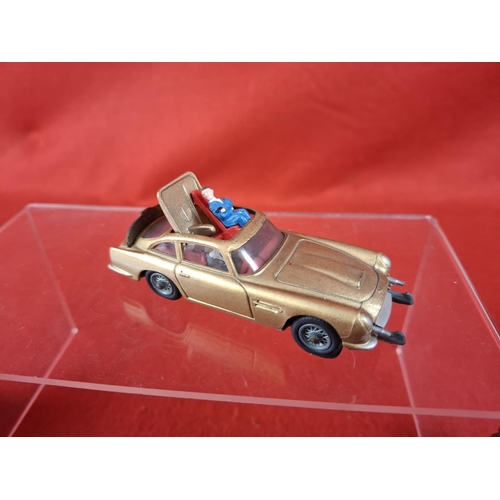 247 - Collection of Corgi die cast cars including James Bond DB5 in full working order and figures.