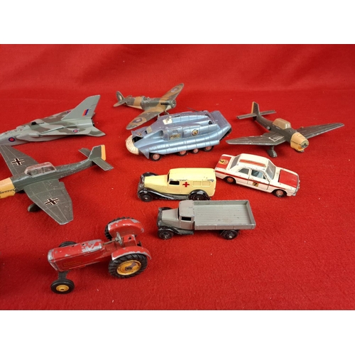 252 - Collection of playworn diecast Dinky toys