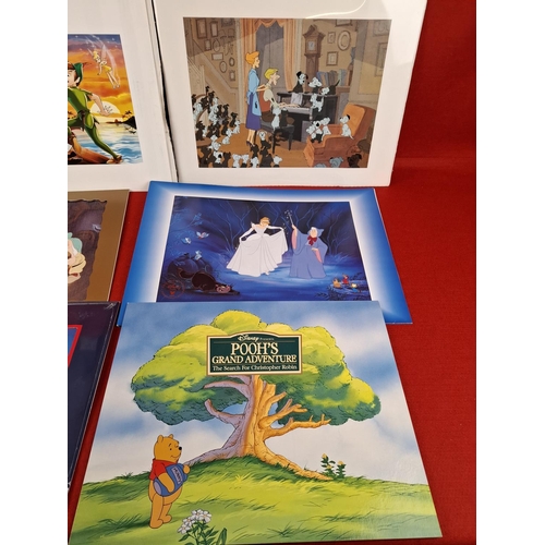 290 - Collection of 6 official Walt Disney commemorative lithographs