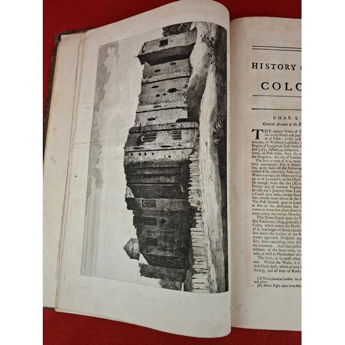 323 - 1st edition History and Antiquities of Colchester by Philip Morant. Printed by W Bowyer London 1748