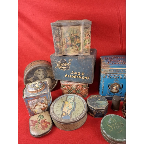 363 - Mixed collection of advertising tins