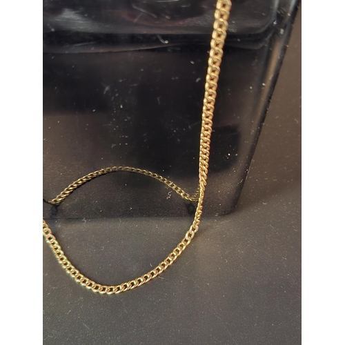 38 - 9ct gold necklace 2.2 grams