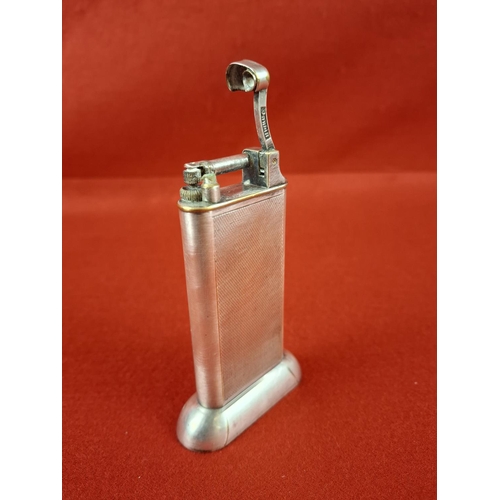 72 - Dunhill silver plated table lighter