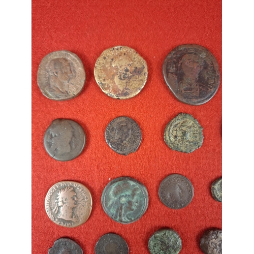 75 - Collection of ancient coins  possibly Roman.