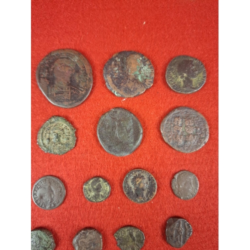 75 - Collection of ancient coins  possibly Roman.