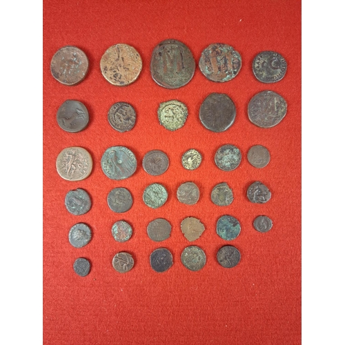 75 - Collection of ancient coins  possibly Roman.