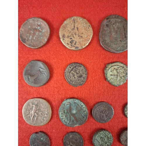 75 - Collection of ancient coins  possibly Roman.