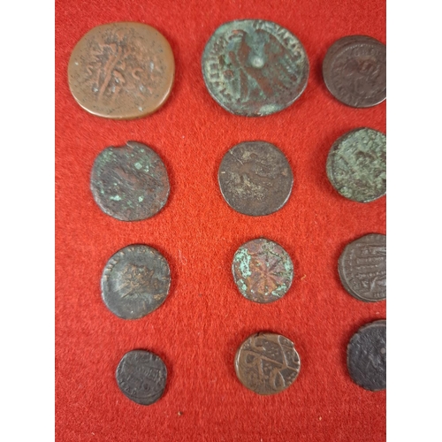 75 - Collection of ancient coins  possibly Roman.