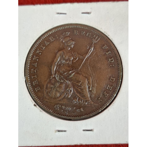 79 - 1858 Penny in uncirculated condition.