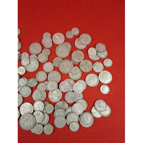 182 - Collection of post 1920 pre 1947 silver coins various conditions 719 grams.