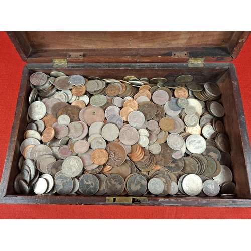 196 - Box of mixed coins