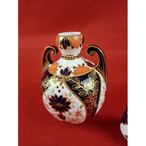 238 - Collection of Royal Crown Derby including Imari Vase circa 1850s height 14cm