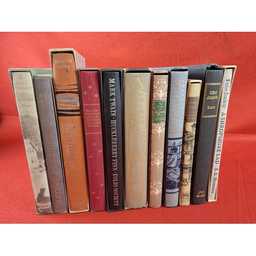 298 - Folio Society books various titles 11 volumes.