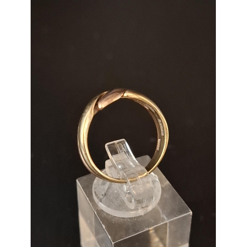 31 - 9ct gold ring 3.6 grams size N