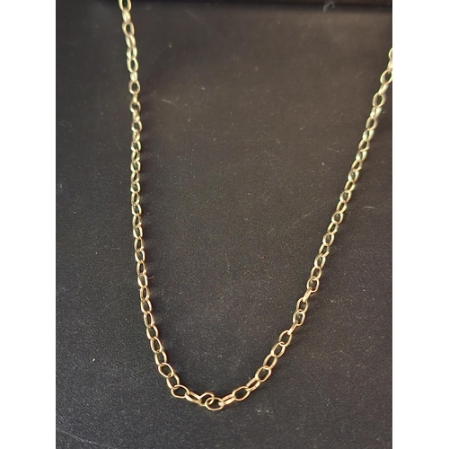 7 - 9ct gold necklace 2.3 grams length 66cm