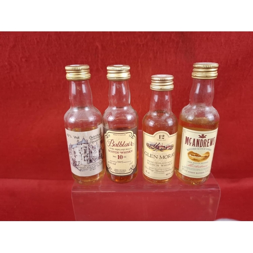 20 x Collectible Vintage mixed Whisky miniature bottles