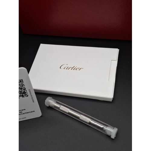 106 - Cartier Tank Must XL watch with original box and paperwork, serial number 775148AX. Only been worn o... 