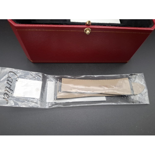 106 - Cartier Tank Must XL watch with original box and paperwork, serial number 775148AX. Only been worn o... 