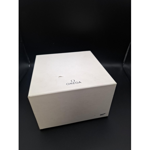 107 - Omega Seamaster 007 40th anniversary limited edition watch in original box and paperwork. Watch numb... 