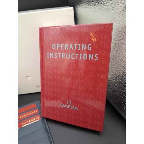 107 - Omega Seamaster 007 40th anniversary limited edition watch in original box and paperwork. Watch numb... 