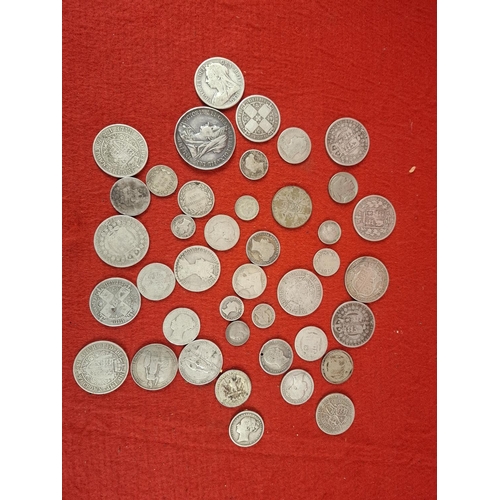 109 - Collection of silver coins various conditions weight 321 grams