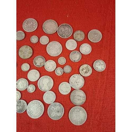 109 - Collection of silver coins various conditions weight 321 grams