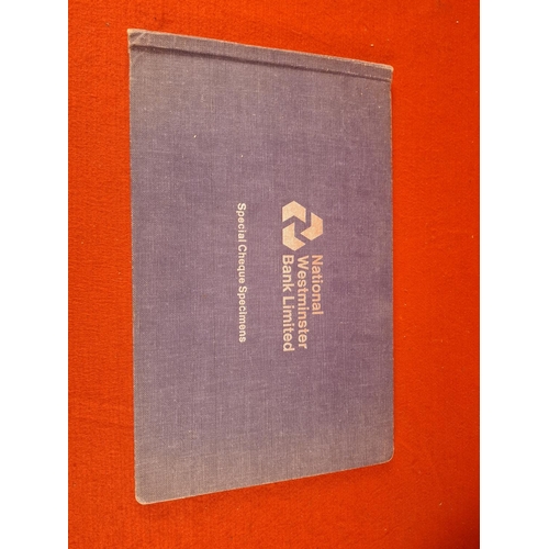 115 - National Westminster Bank folder/book of Special Cheque Specimens