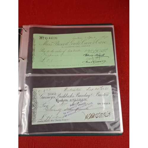 116 - Collection of international bank cheques and orders