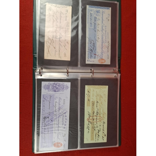116 - Collection of international bank cheques and orders