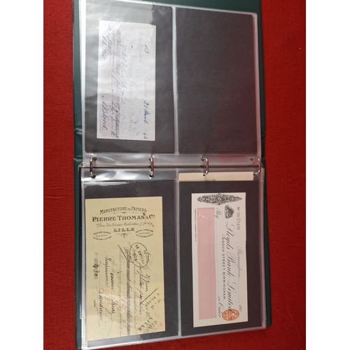 116 - Collection of international bank cheques and orders