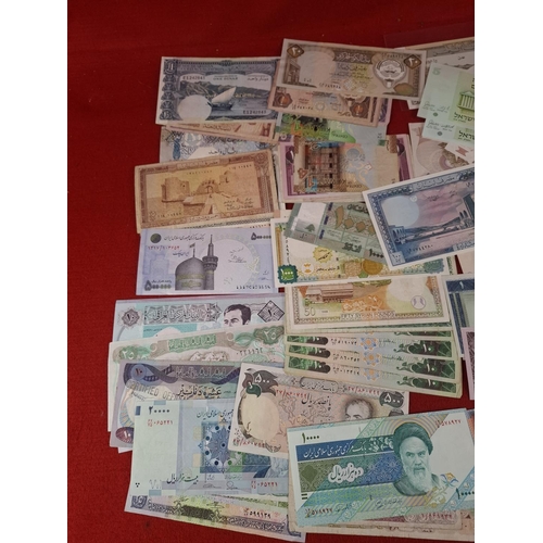 117 - Large collection of Middle Eastern countries bank notes circulated and uncirculated including from S... 