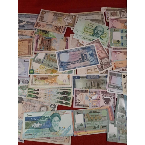 117 - Large collection of Middle Eastern countries bank notes circulated and uncirculated including from S... 