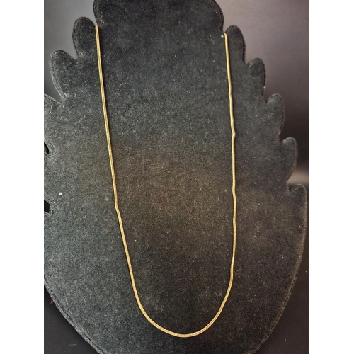 64 - 14ct gold necklace length 59cm 5.2 grams
