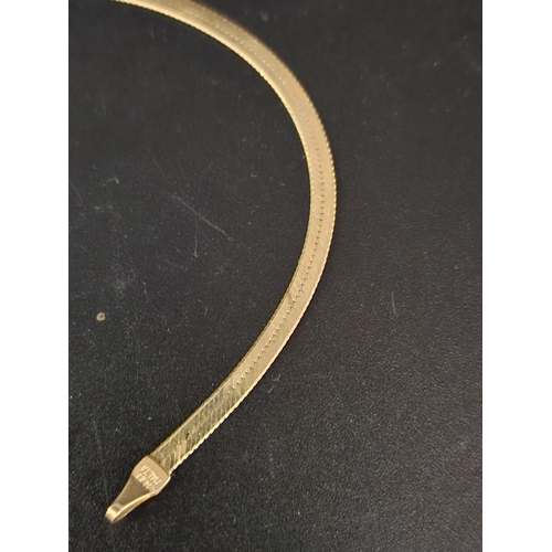 66 - 18ct gold bracelet length 19cm 2.3 grams