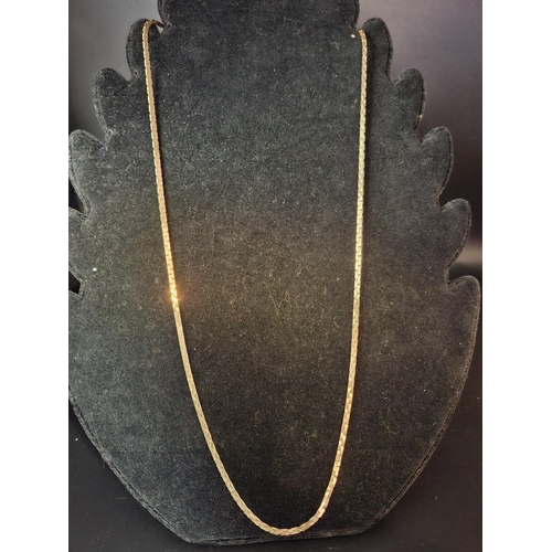 68 - 14ct gold necklace length 61cm 12.6 grams