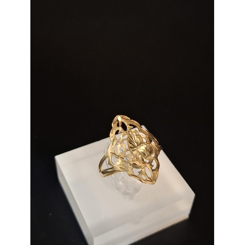 69 - 14ct gold ring size Q 2.2 grams