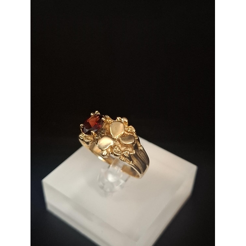 78 - 14ct gold ring size U 6.2 grams