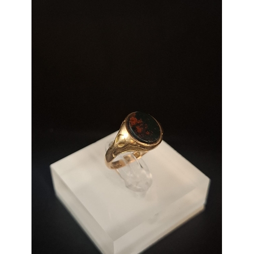 79 - 15ct gold ring size N 3.7 grams
