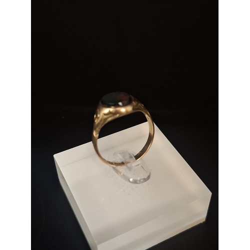 79 - 15ct gold ring size N 3.7 grams