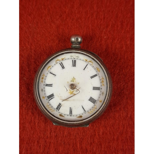 99 - Small silver cased pocket watch