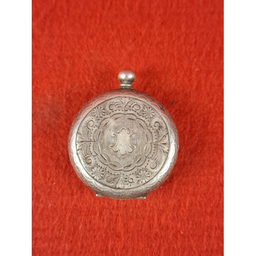 99 - Small silver cased pocket watch