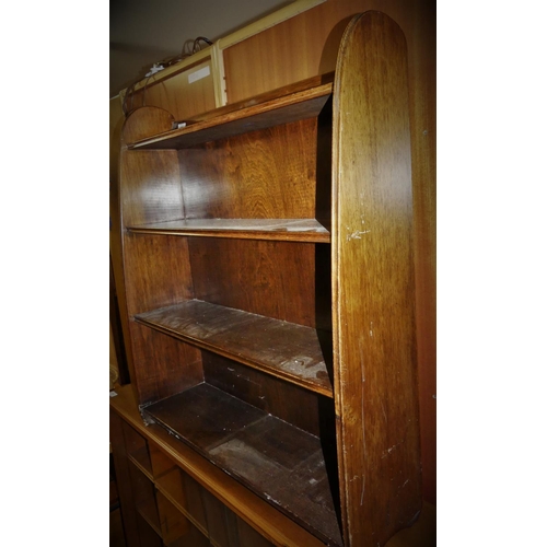 242 - Oak Open Bookcase