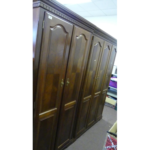 298 - Mahogany Five Drawer Wardrobe