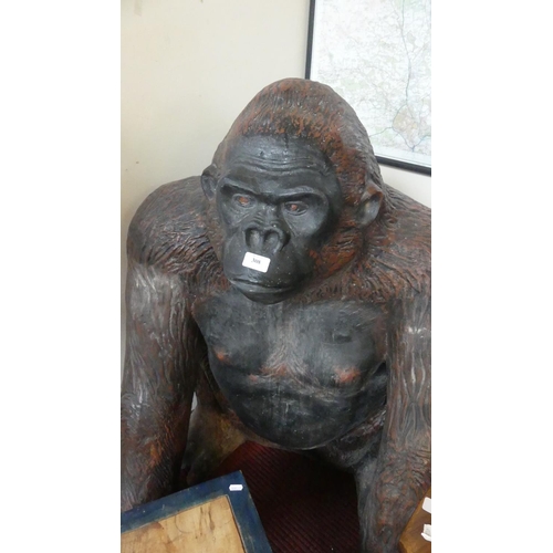 308 - Composite Gorilla (113cm Tall)