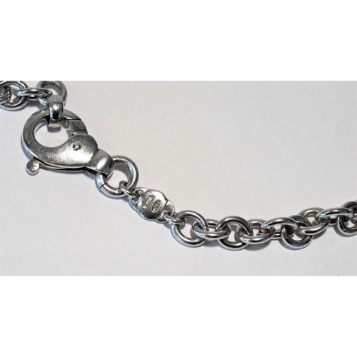 1005 - Heavy Italian Designer Silver Chain, stamped Italy 925