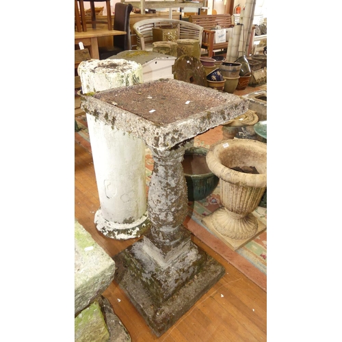 1242 - Reconstituted Stone Bird Bath