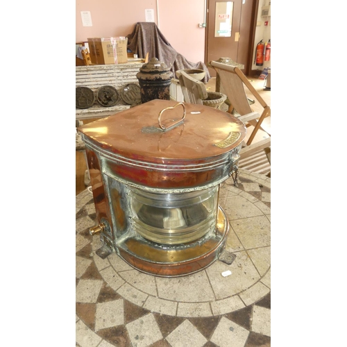 1252 - Copper, Brass Ships Lantern