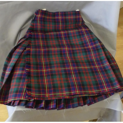 632 - Childs Tartan Kilt.