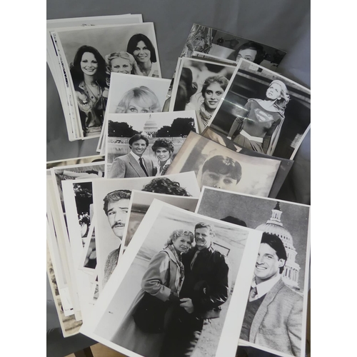 657 - Collection of 1970's 80's Actor & Celebrity Photographs to Include Terry Wogan, Joan Collins, Joanna... 