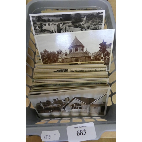 683 - Large Collection of Assorted Topographical Picture Postcards.